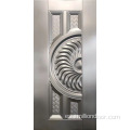 Placa de puerta de metal estampado de diseño de lujo